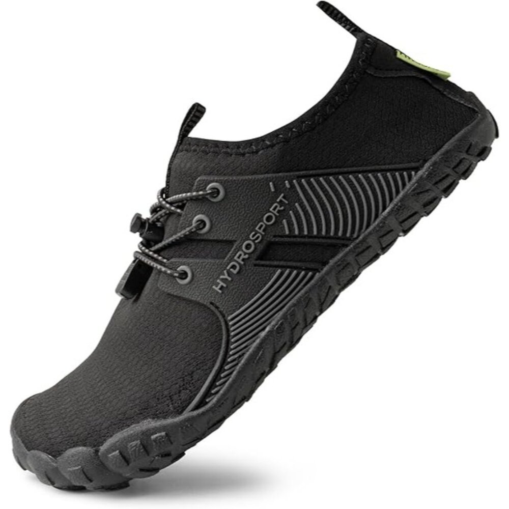 FITKICKS HydroSport Land-to-Water Footwear, Unisex Barefoot Shoes Size 8